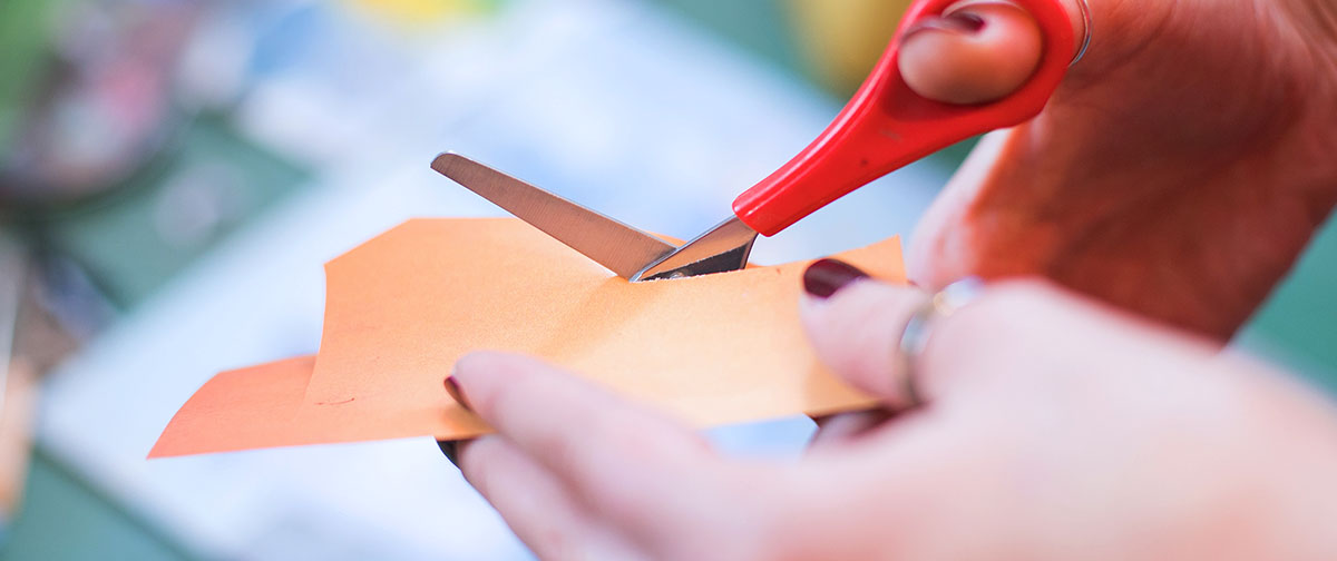 Meyer Landscape-How to create a garden vision board-cutting paper